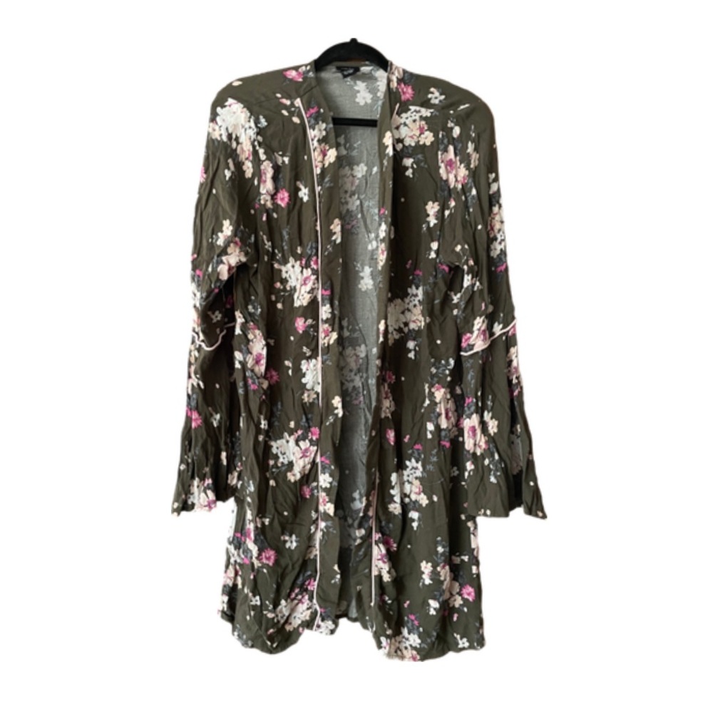 🌱 floral print robe / cardigan